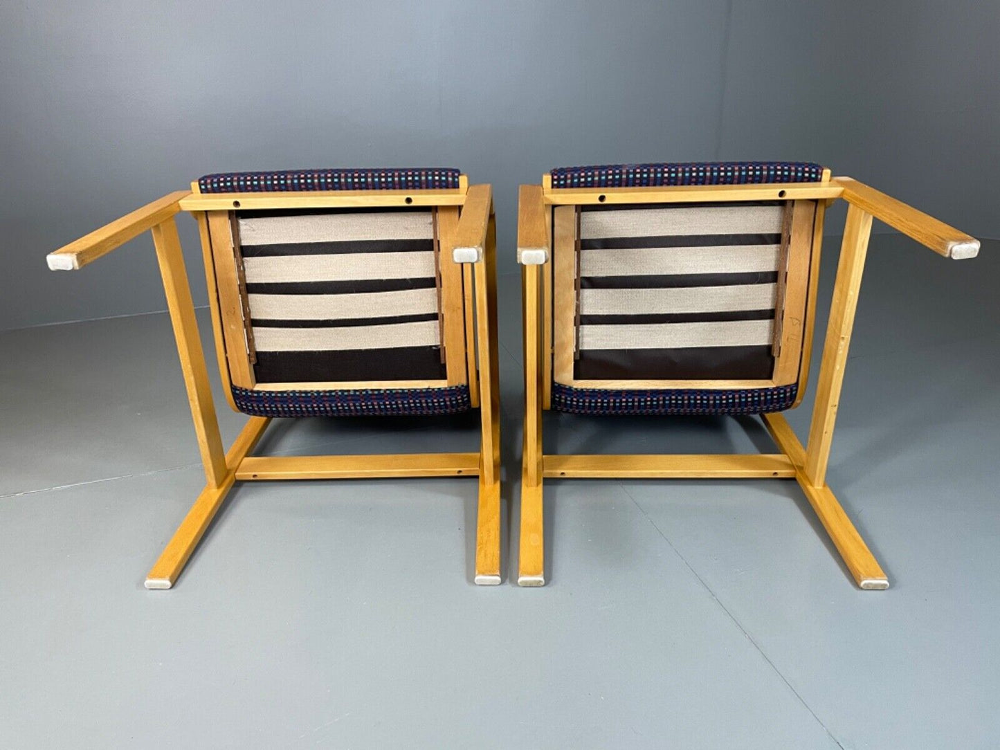 Vintage Danish bentwood lounge chairs, Aalto Style, Farstrup. Retro, EB5067 MBEN - UKDK FURNITURE