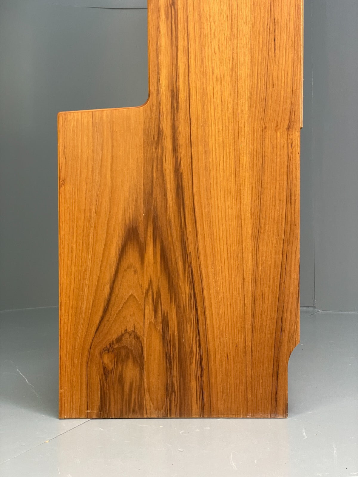 Vintage Teak Wall Unit By Gibbs Furniture 1970s Glazed EB9715 MWOO - UKDK FURNITURE