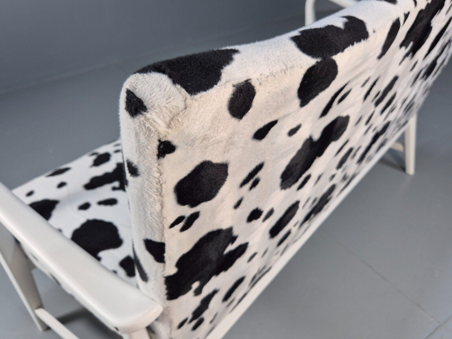 Vintage Danish Mid Century Sofa Cow Print Retro 1950s MCM EB9393 M2SS - UKDK FURNITURE