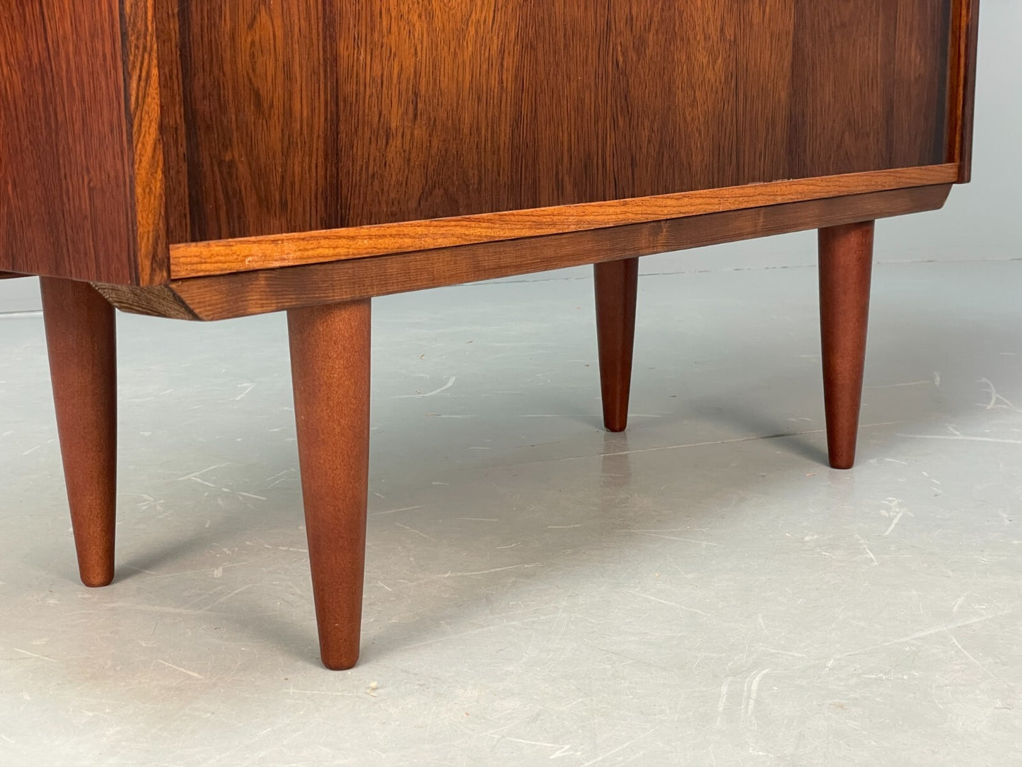 Vintage Danish Bookcase Shelving Unit With Drop Door Drinks Cabinet EB8815 MWOO - UKDK FURNITURE