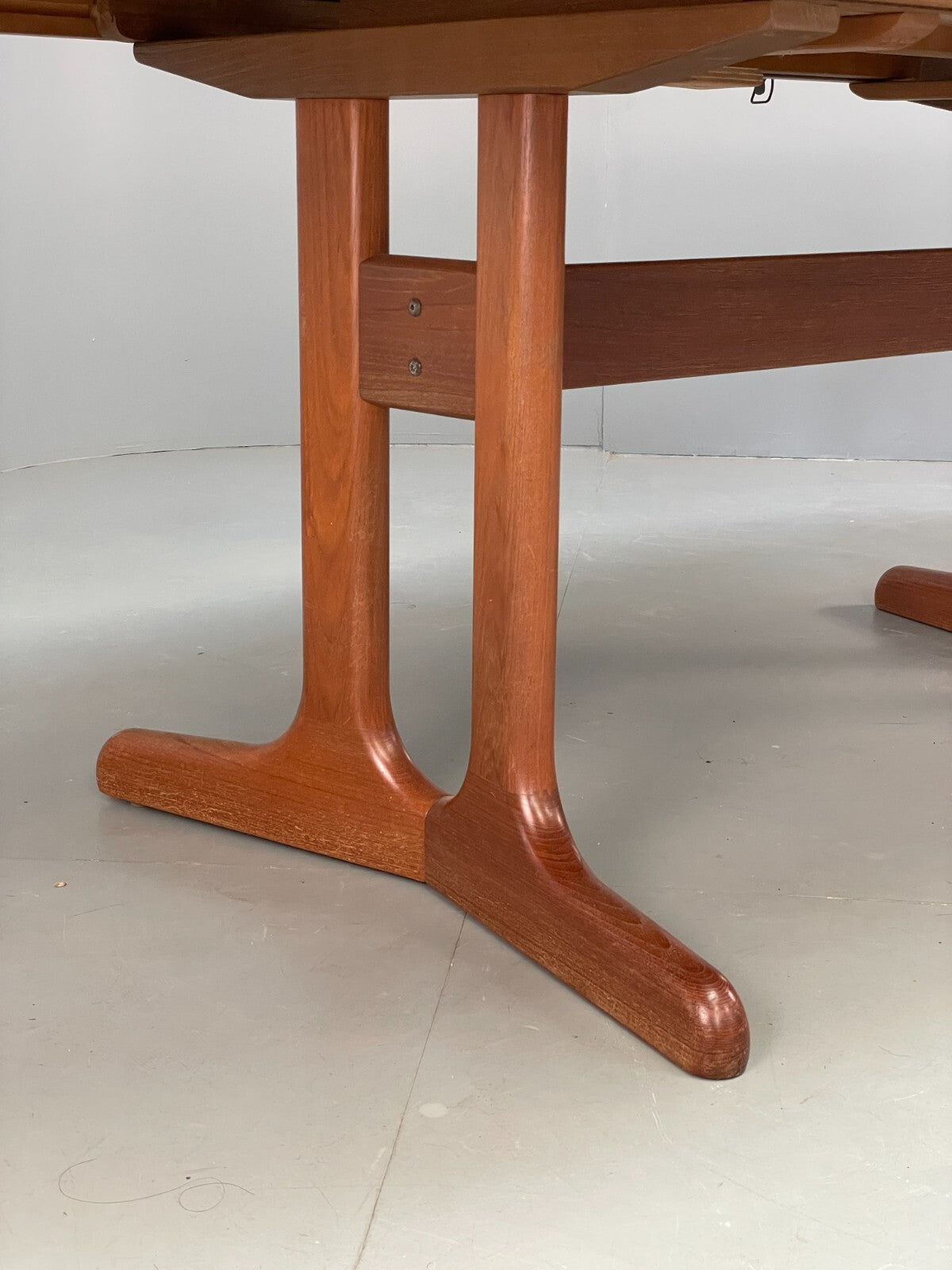 Vintage Teak Extending Dining Table Danish By Dyrlund Retro Solid EB9420 MWOO - UKDK FURNITURE