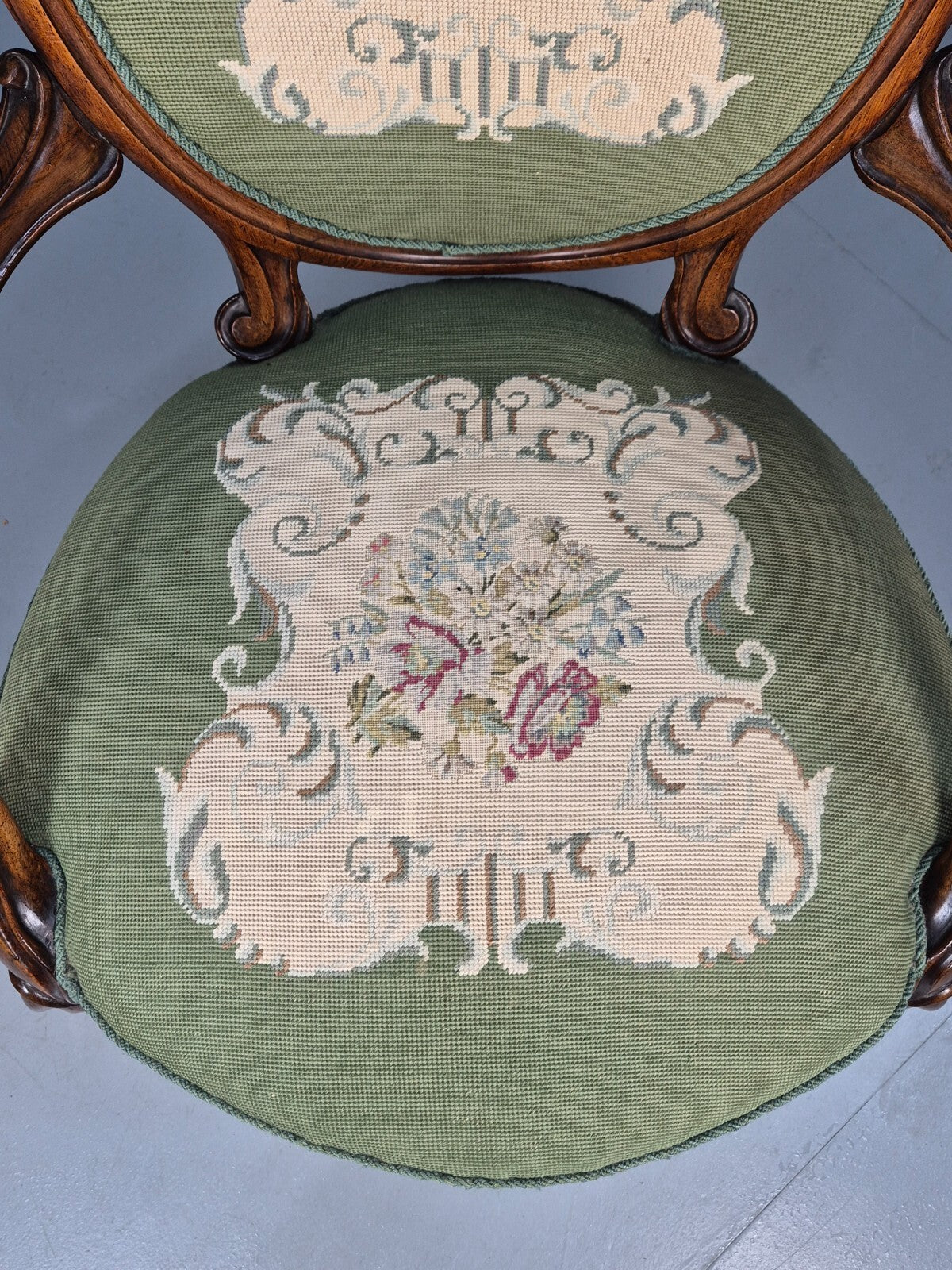 Vintage Danish Fauteuil Rococo French Style 1900s Revival Antique EB9601 VCAR - UKDK FURNITURE