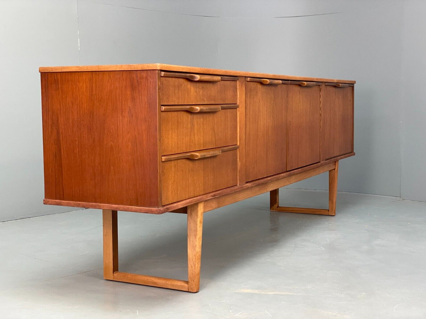 Vintage Teak Sideboard By Stonehill Furniture Retro Design Drawers EB9418 MWOO - UKDK FURNITURE