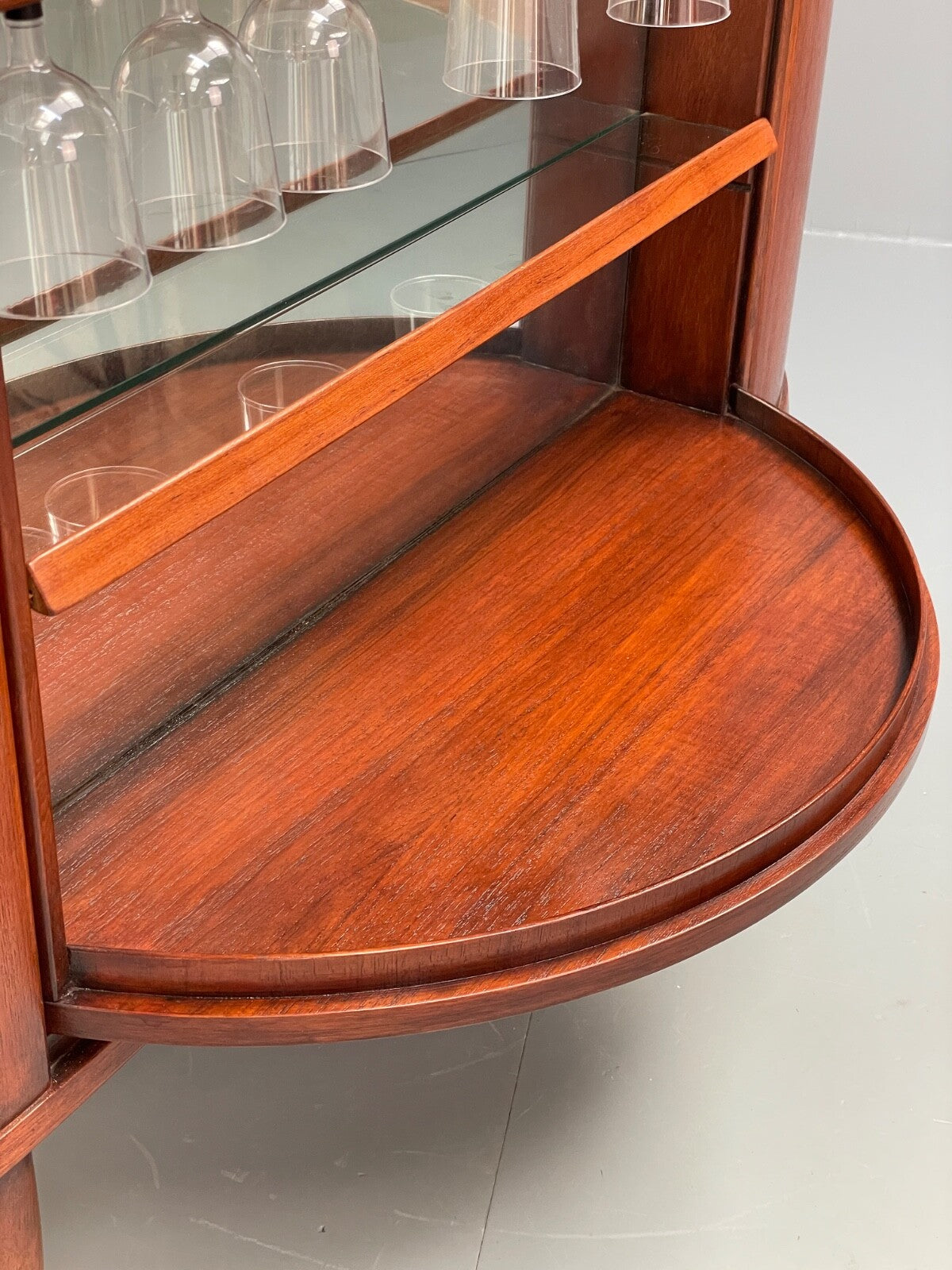 Vintage Teak Revolving Drinks Cabinet 1950s Mid Century EB9768 MWOO - UKDK FURNITURE