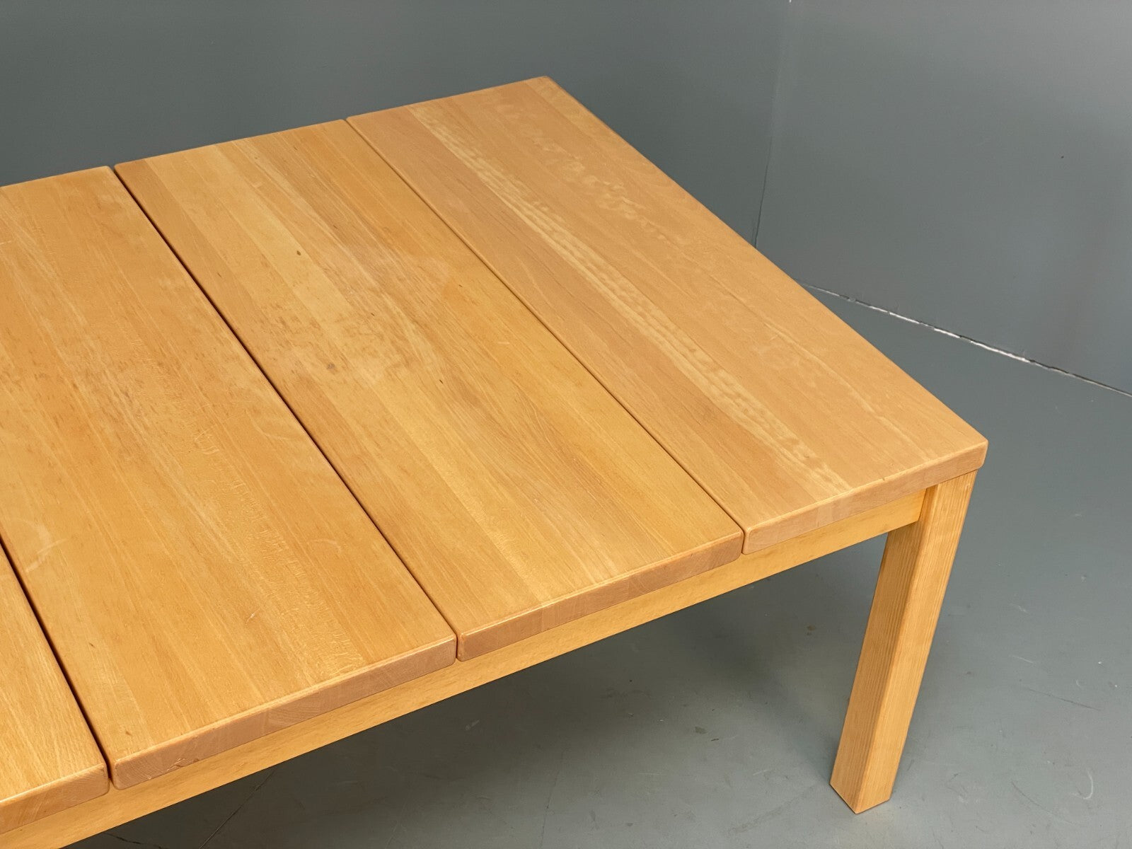 Vintage Danish Coffee Table By Rubby Solid Beech Extension EB8825 MWOO - UKDK FURNITURE