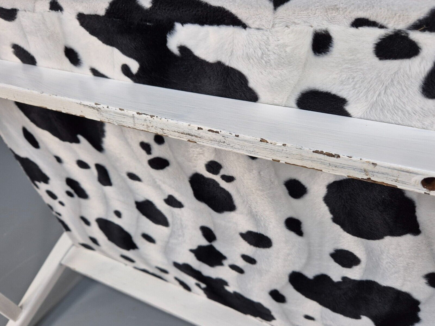 Vintage Danish Mid Century Sofa Cow Print Retro 1950s MCM EB9393 M2SS - UKDK FURNITURE