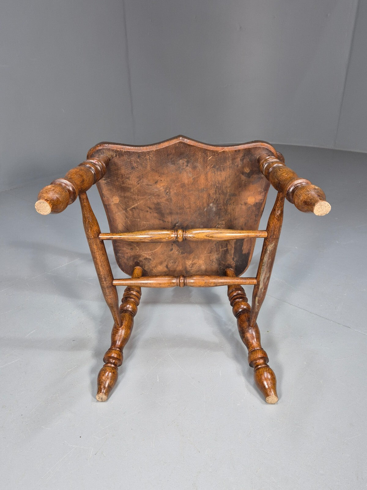 Vintage Windsor Armchair Oak 19th Century Antique EB9034 VDIN - UKDK FURNITURE