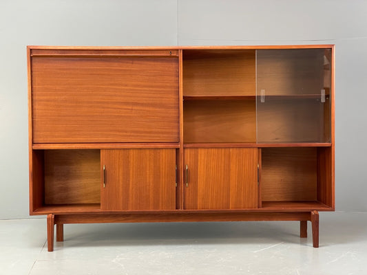 Vintage Teak Wall Unit With Writing Desk Beaver & Tapley 1960s EB9504 MWOO - UKDK FURNITURE