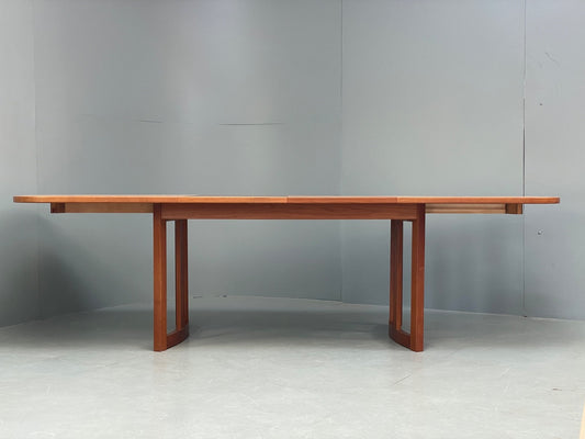 Vintage Teak Extending Dining Table By Troeds Sweden Retro EB10598 MWOO1