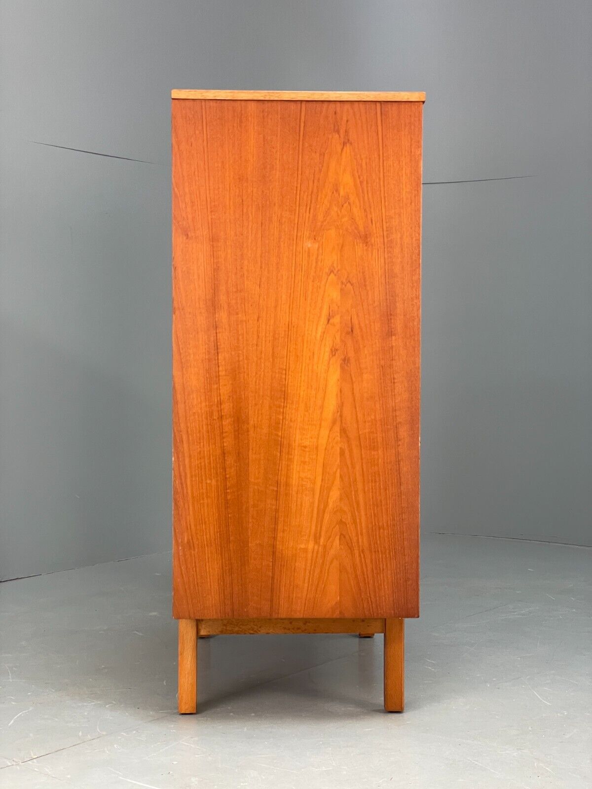Vintage Teak Chest Of Drawers By Symbol Retro Handles EB9120 MWOO - UKDK FURNITURE