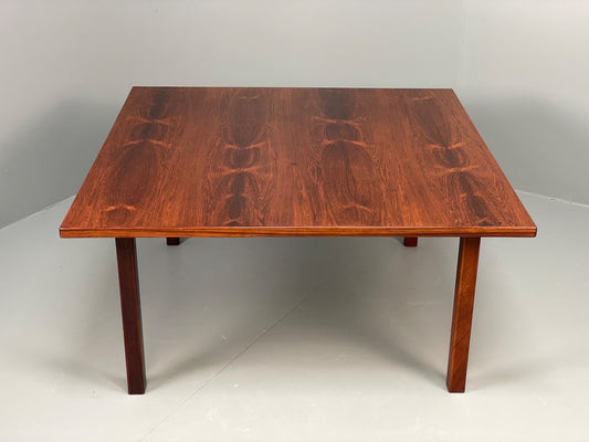Vintage Square Coffee Table 1960s Swedish Mid Century Removable Leg EB11239 MWOO1