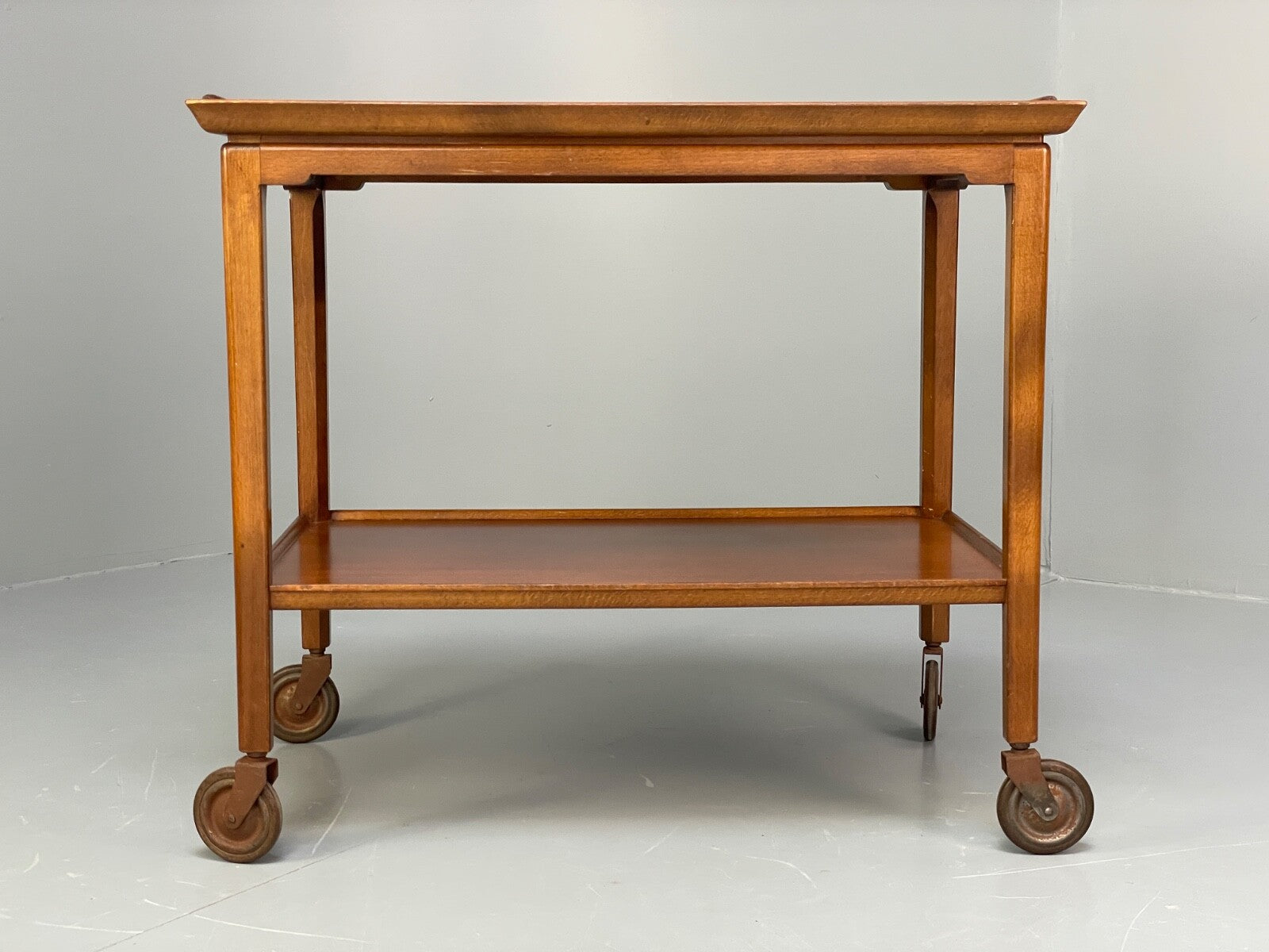 1940s Drinks Trolley For Nordiska Kompaniet Beech Mahogany EB9765 MWOO - UKDK FURNITURE