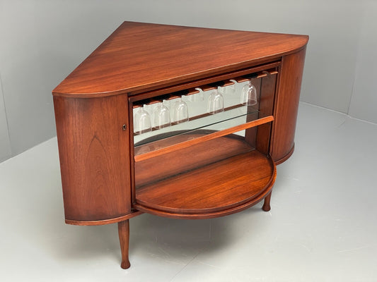 Vintage Teak Revolving Drinks Cabinet 1950s Mid Century EB9768 MWOO - UKDK FURNITURE