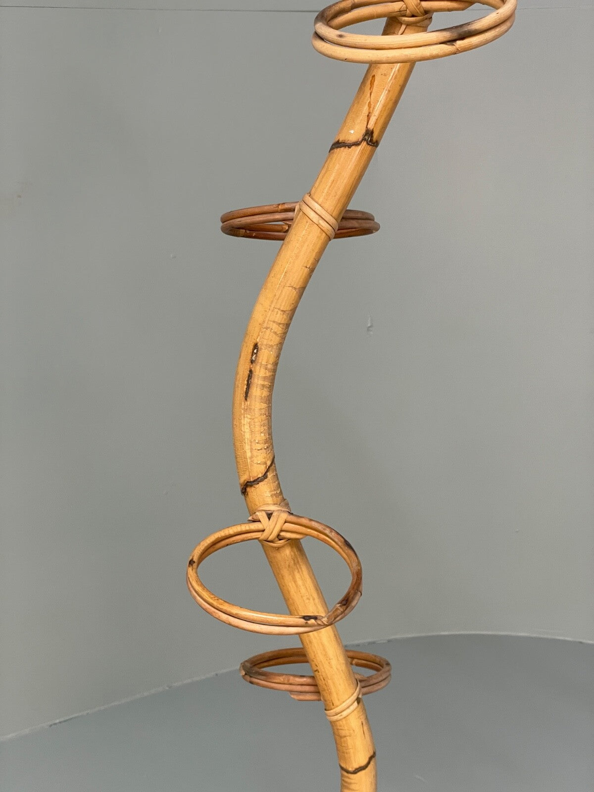 Vintage Bamboo Plant Stand Retro Design EB9764 MWOO - UKDK FURNITURE