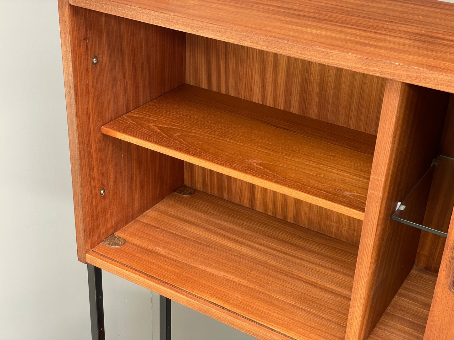 Vintage Modular Teak Wall Unit By Interflex 1960s Retro Drawers EB9822 MWOO - UKDK FURNITURE