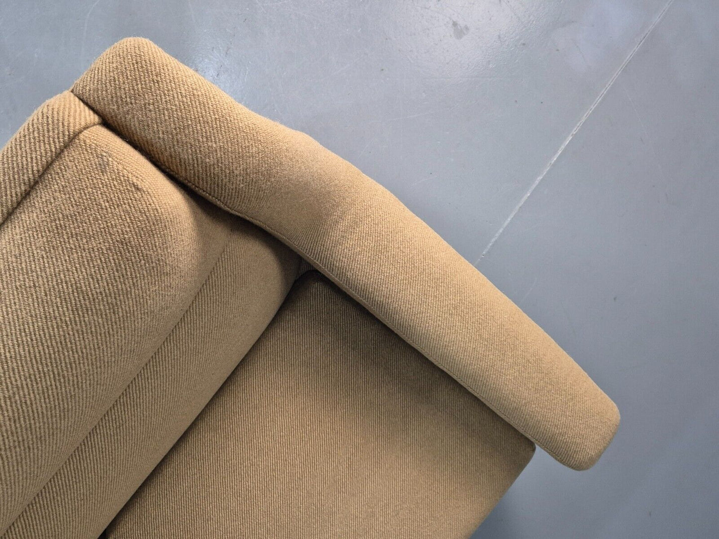 Vintage Swedish 3 Seat Sofa By DUX Beige Creme Wool Retro 1970s EB7777 M3SS - UKDK FURNITURE