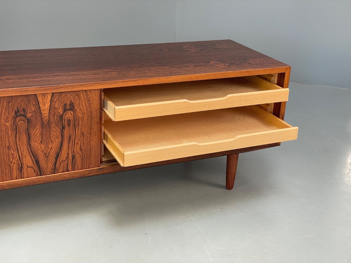 Vintage Danish Media Unit TV Stand HiFi Cabinet By Poul Hundevad EB9511 MWOO - UKDK FURNITURE