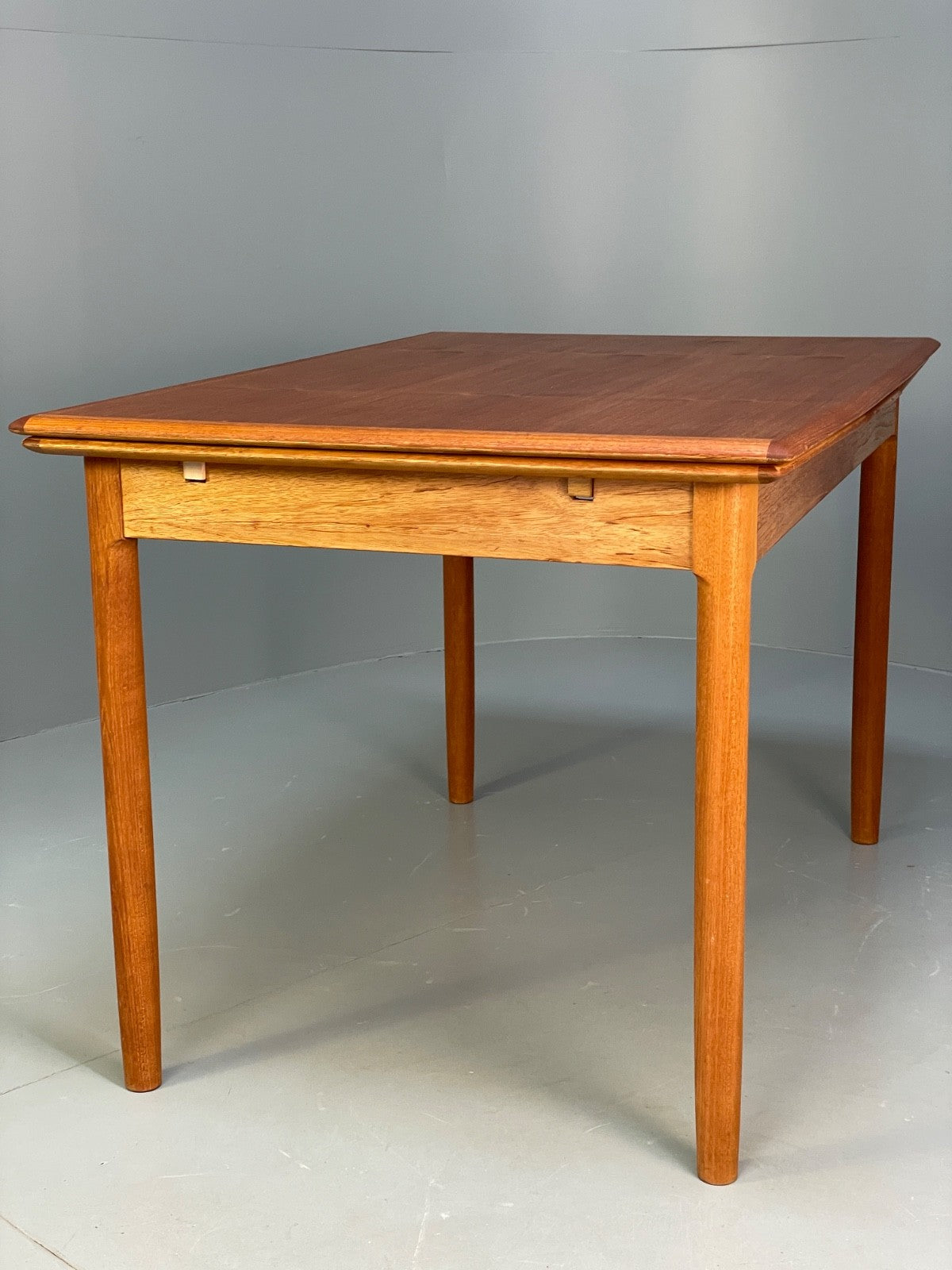Vintage Teak Extending Dining Table Danish Design 1970s EB10001 MWOO - UKDK FURNITURE