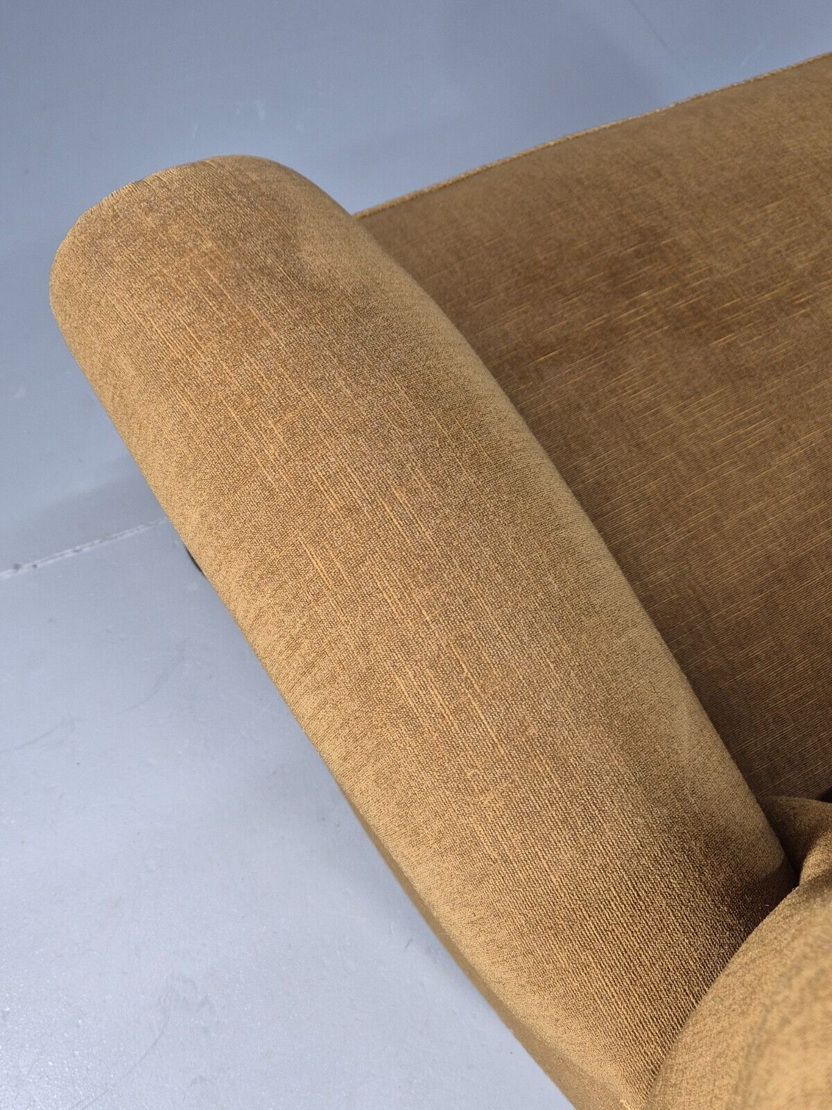 EB8932 Vintage Danish Lounge Chair Gold Velour Shell Back Deco 1930s EB8932 VCLO - UKDK FURNITURE
