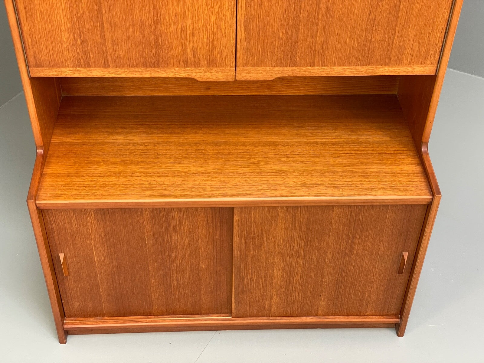 Vintage Teak Wall Unit By Gibbs Furniture 1970s Shelving Retro EB9752 MWOO - UKDK FURNITURE