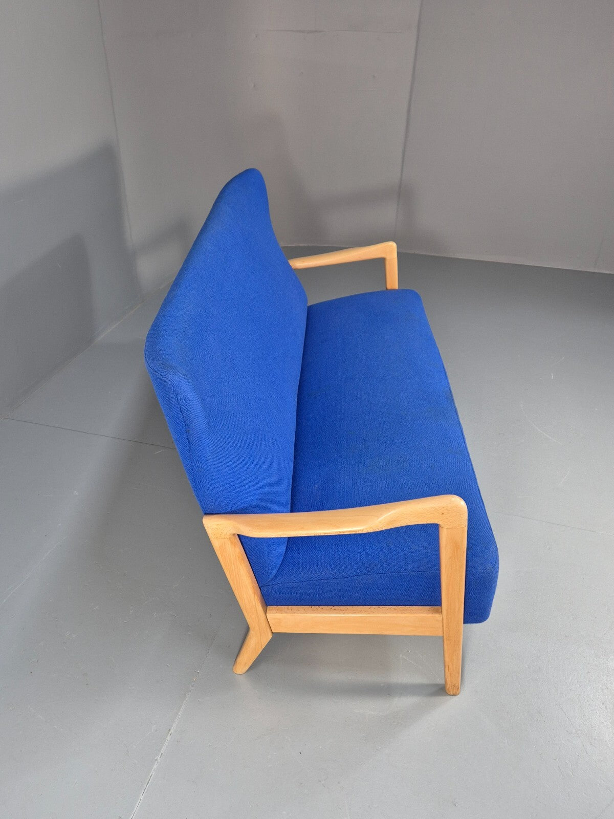 Vintage Fritz Hansen 2 Seat Sofa Soren Hansen Design 1940s MCM EB9016 M2SS - UKDK FURNITURE