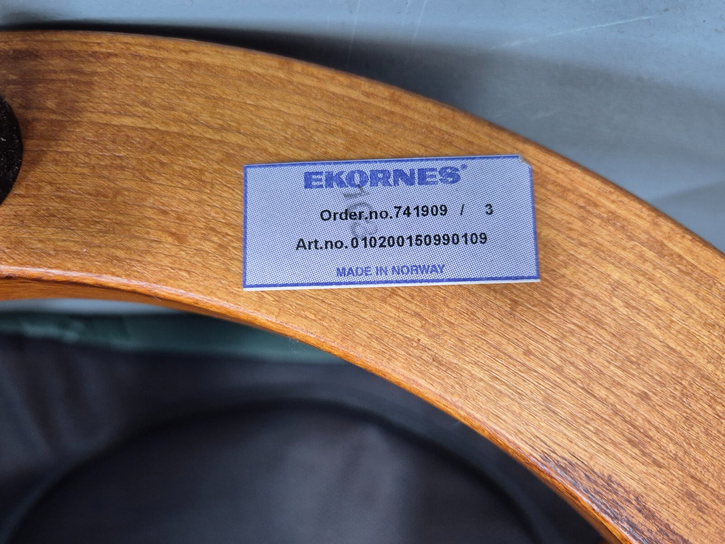 Vintage Stressless Swivel Chair Reclining & Green Leather Footstool EB9250 MSWI - UKDK FURNITURE