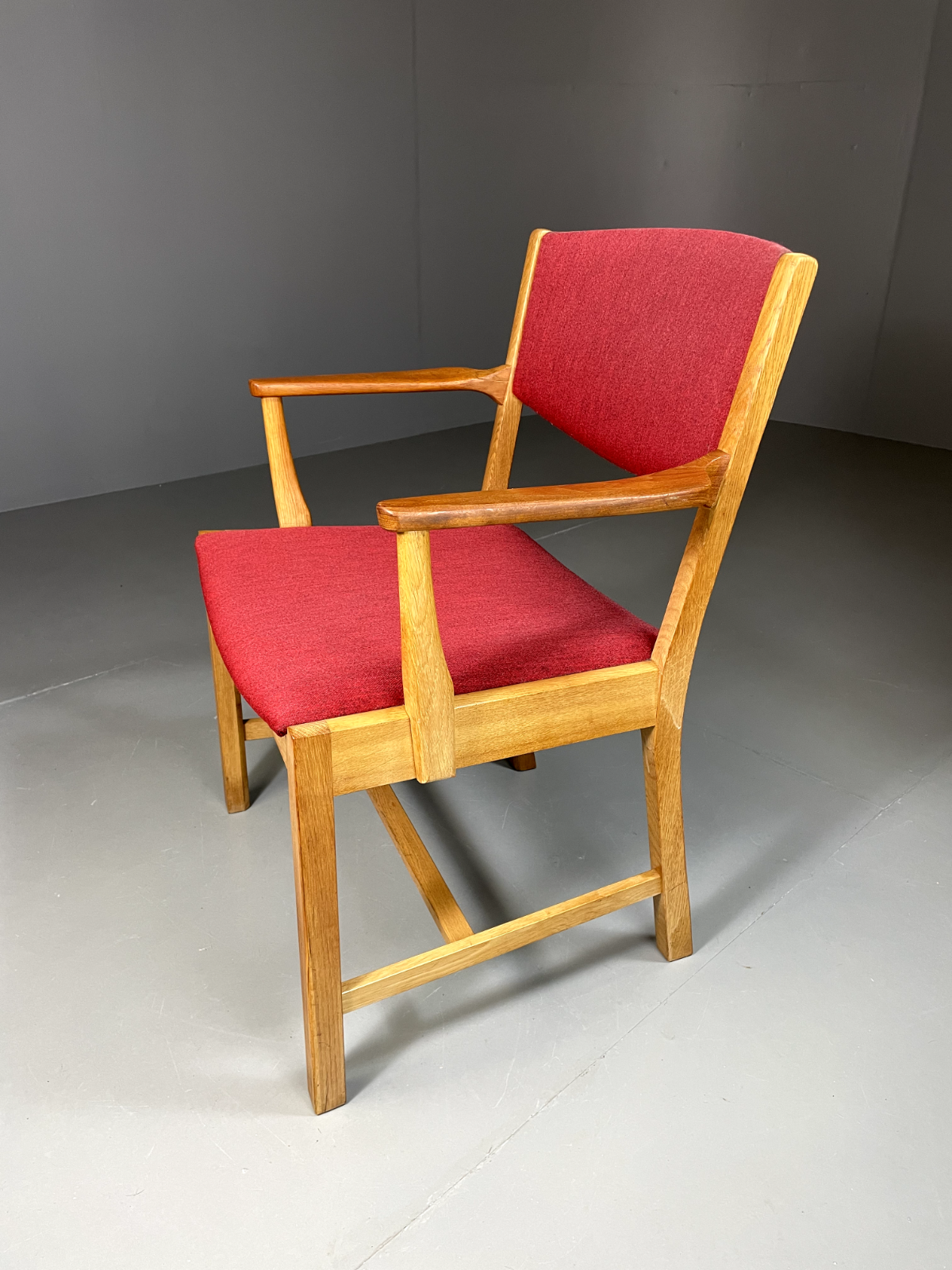 Vintage Danish Oak and Teak Desk Chair, MCM, Retro, 1950s, 1960s, EB5384 MDIN - UKDK FURNITURE