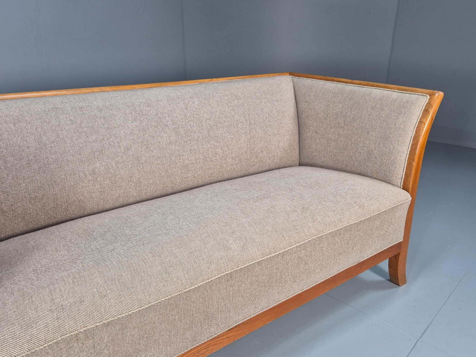 Vintage Danish Fritz Henningsen Style 2 Seater Sofa 1940s Retro EB9669 M2SS - UKDK FURNITURE