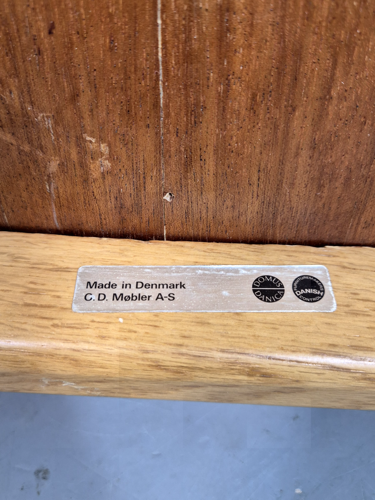 Vintage Danish Elbow Chair Oak Frame Odense Mobler Retro MCM EB6983 MNOR - UKDK FURNITURE