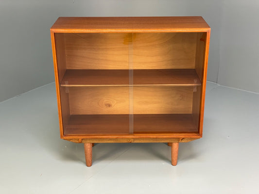 Vintage Teak Glazed Bookcase Beaver And Tapley Mid Century Shelving EB9718 MWOO - UKDK FURNITURE
