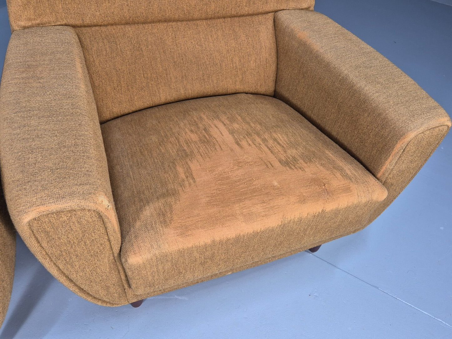 2 Vintage Danish 1960s Lounge Chairs Thams Reupholstery 1960s MCM EB9561 MNOR - UKDK FURNITURE