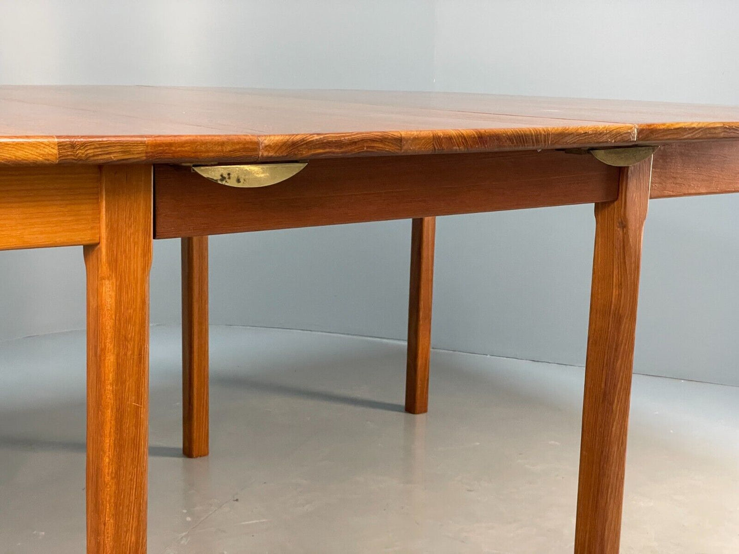Vintage Solid Teak Extending Modular Rectabgular Dining Table Unique EB8848 MWOO - UKDK FURNITURE