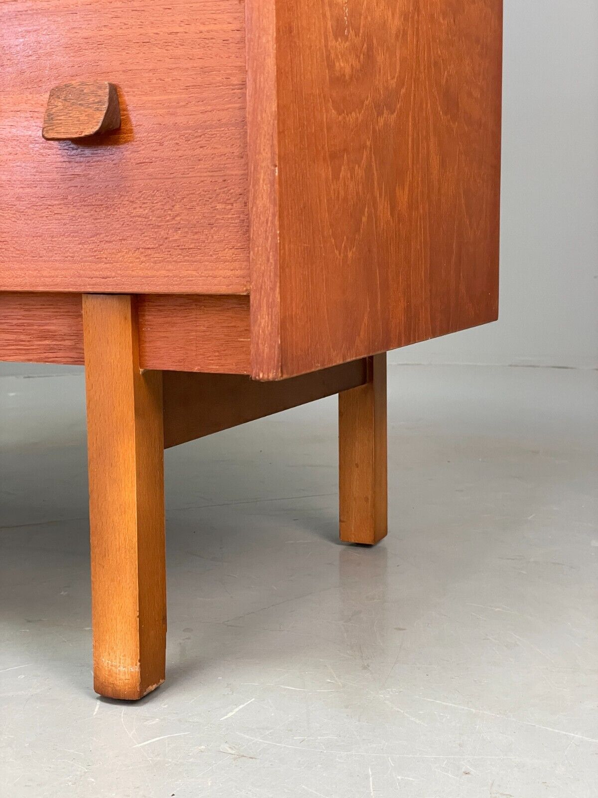 Vintage Teak Chest Of Drawers By Symbol Retro Handles EB9120 MWOO - UKDK FURNITURE
