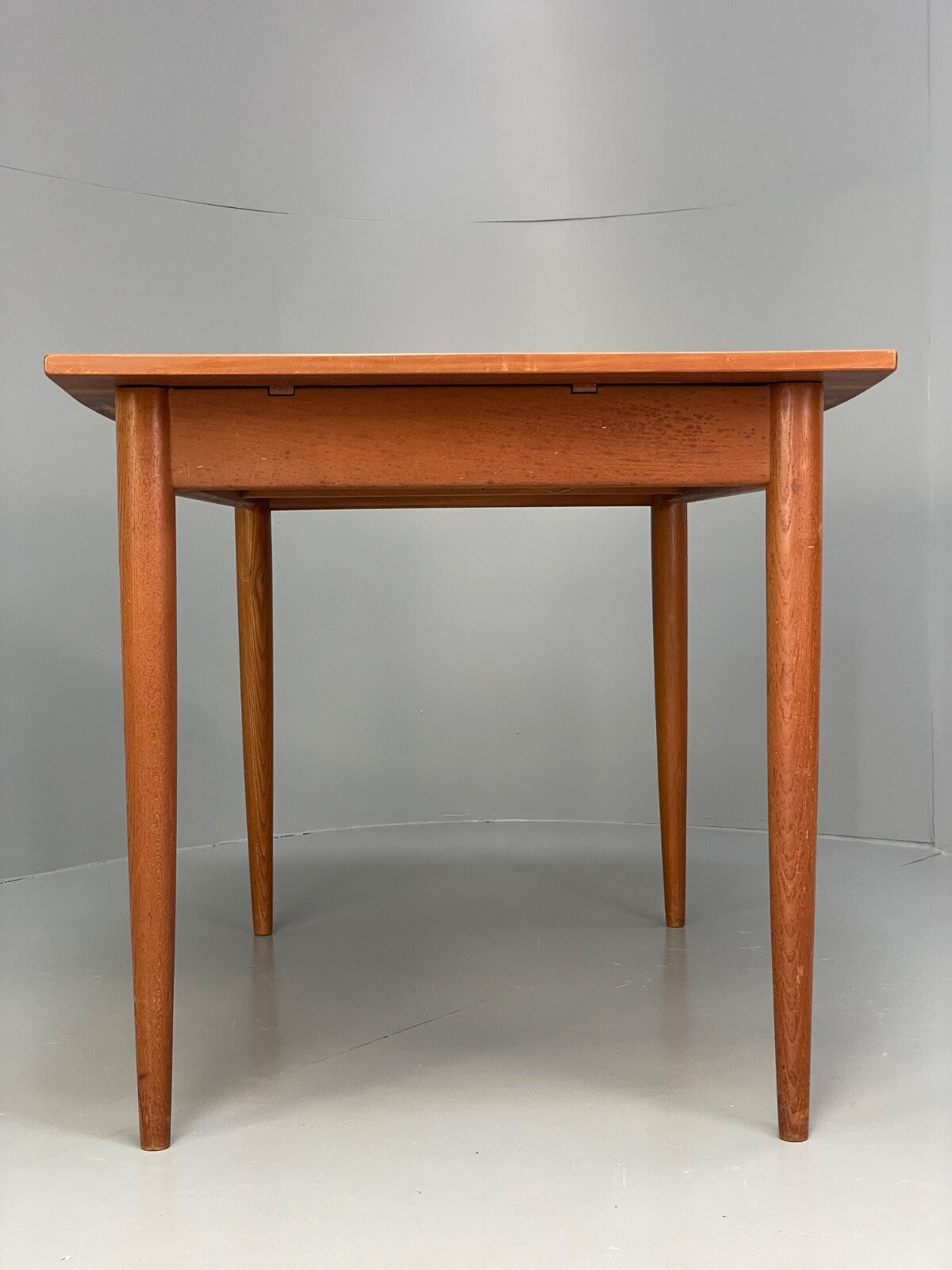 1960s Teak Dining Table Extending Rectangular Vintage By Scandart EB9810 MWOO - UKDK FURNITURE