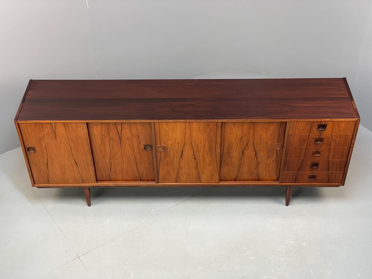 Vintage Danish Large Sideboard Shelving Drawers Retro Storage EB8847 MWOO - UKDK FURNITURE
