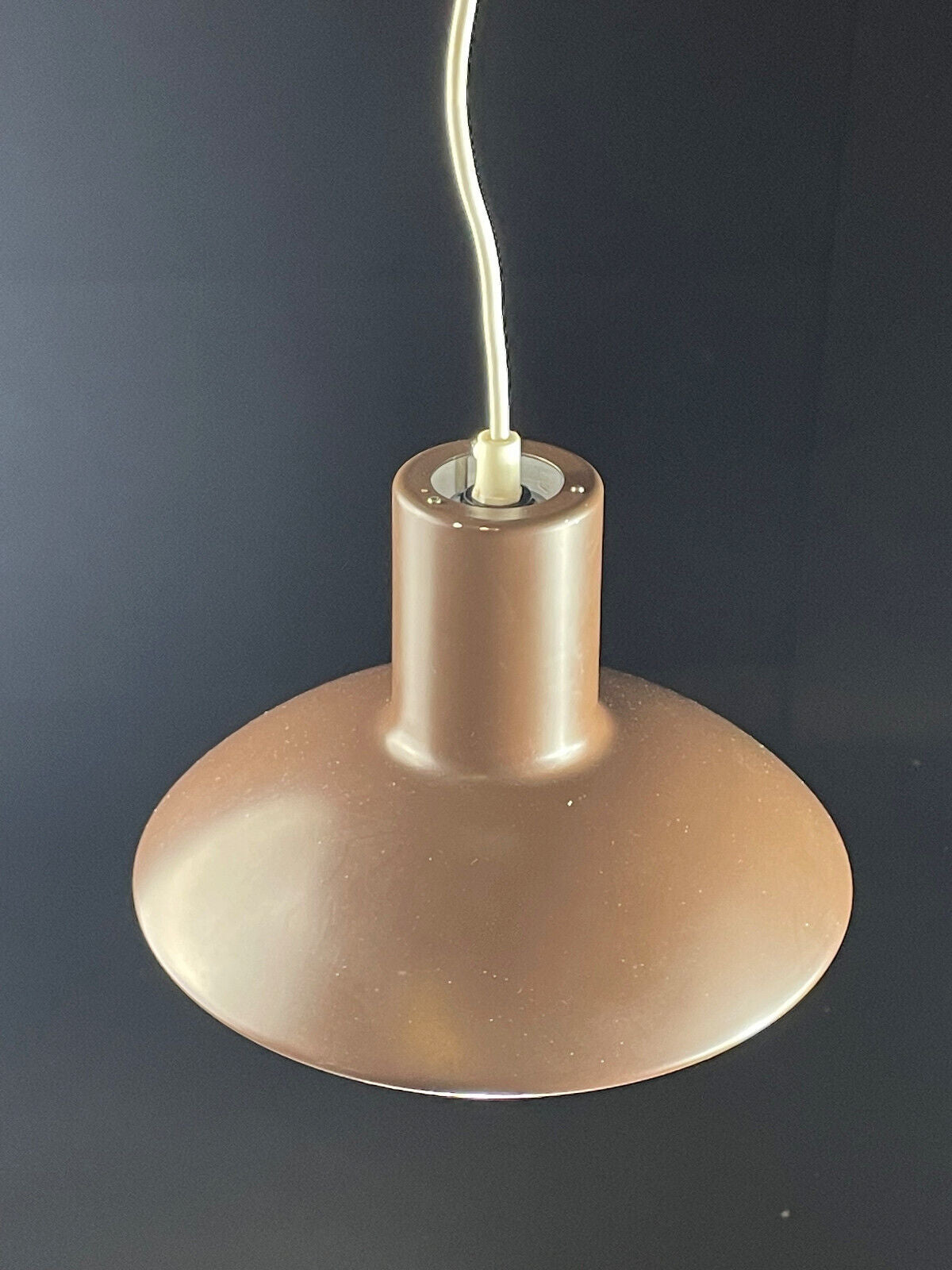 Danish Brown Steel Pendant Ceiling Lamp Retro Vintage EB4003 LCLC - UKDK FURNITURE