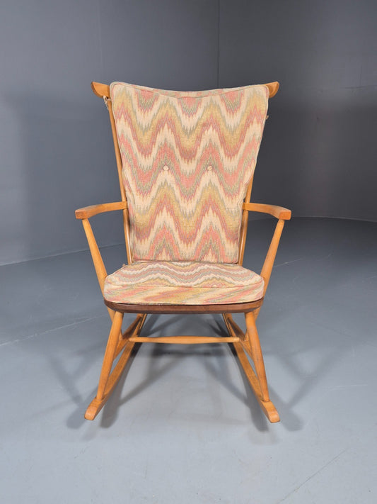 Mid Century Rocking Chair Scandinavian Design 1960s Retro EB10924 MNOR1