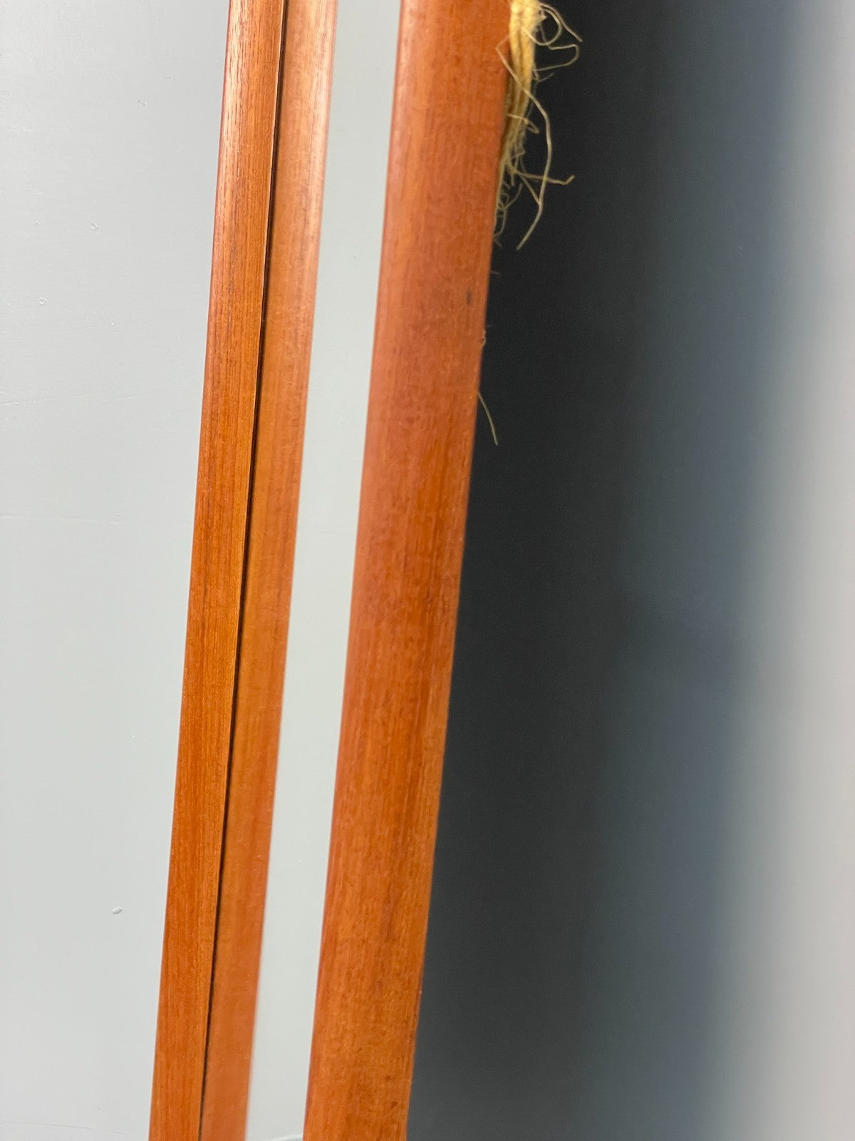 Vintage Teak Wall Mirror - 1960s Danish Mid Century Design EB10865 MWOO20