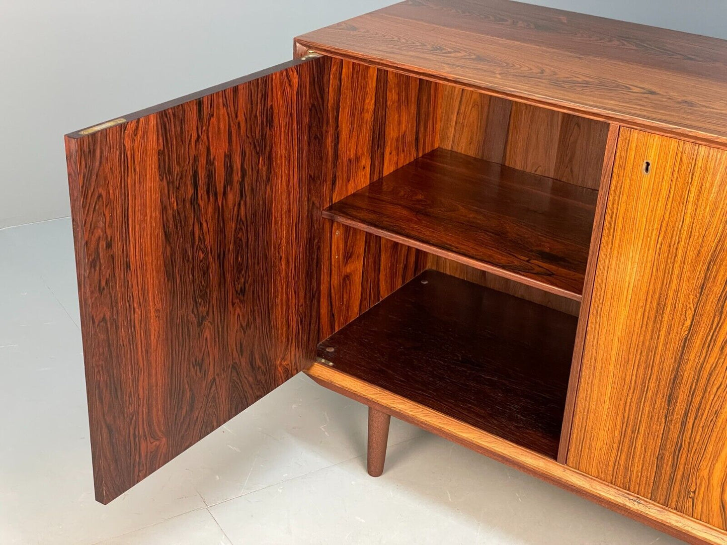 Midcentury Vintage Danish Storage Cabinet Lockable 1960s EB8664 MWOO - UKDK FURNITURE