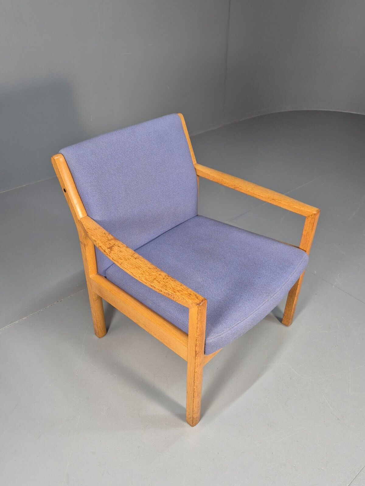 Vinrtage Danish Oak Framed Lounge Chair by Soro Stolefabrik 1990s EB9445 MNOR - UKDK FURNITURE