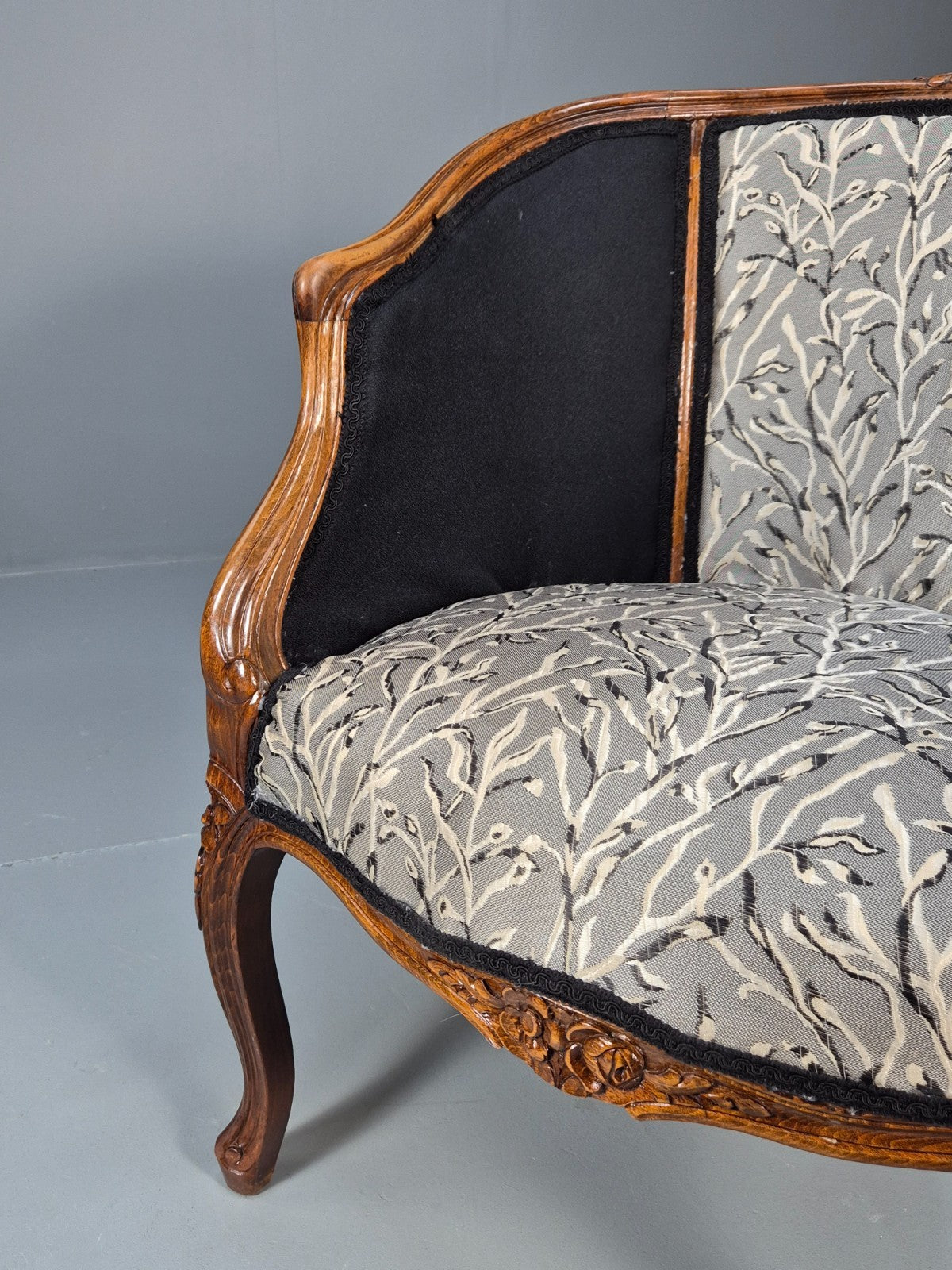 Vintage Rococo Lounge Chair French Style Danish Made 1970s Retro EB9651 VCLO - UKDK FURNITURE