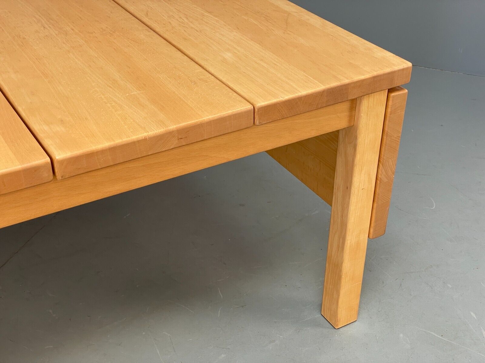 Vintage Danish Coffee Table By Rubby Solid Beech Extension EB8825 MWOO - UKDK FURNITURE