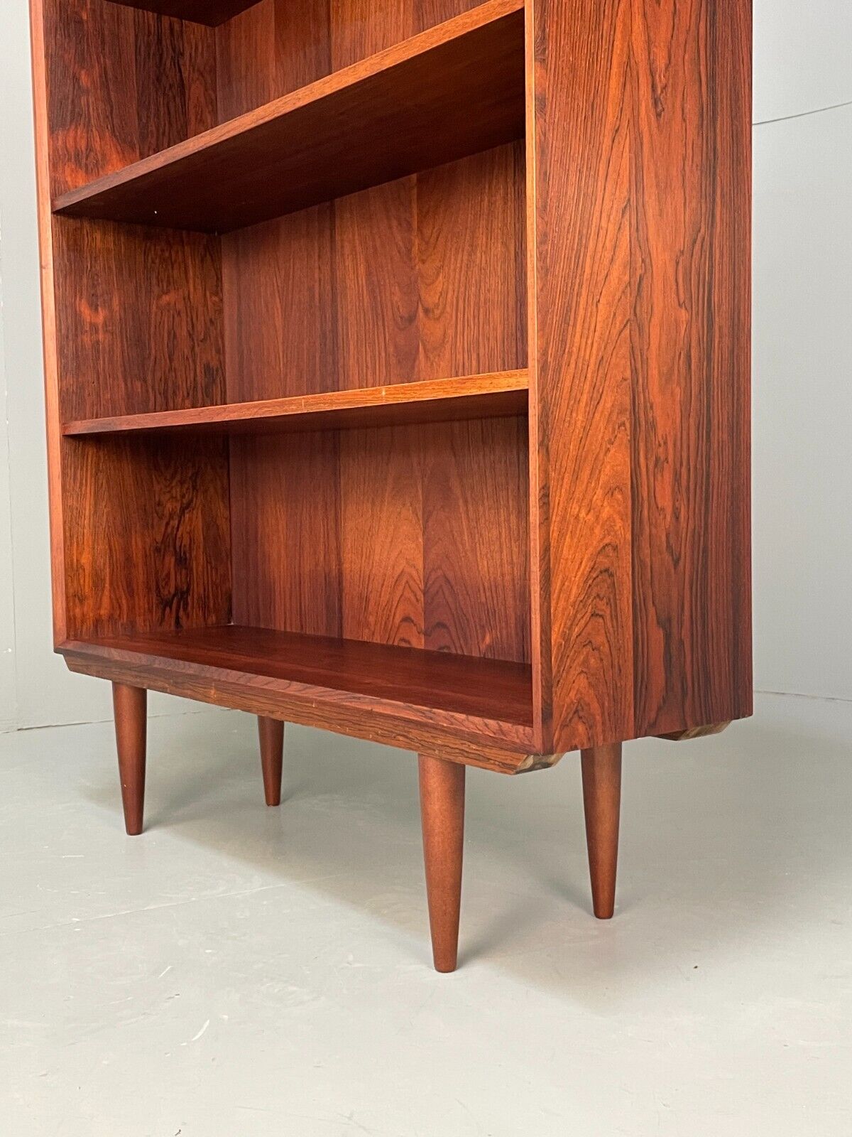 Vintage Danish Bookcase Midcentury Brouer Style Adjustable Shelving EB9413 MWOO - UKDK FURNITURE