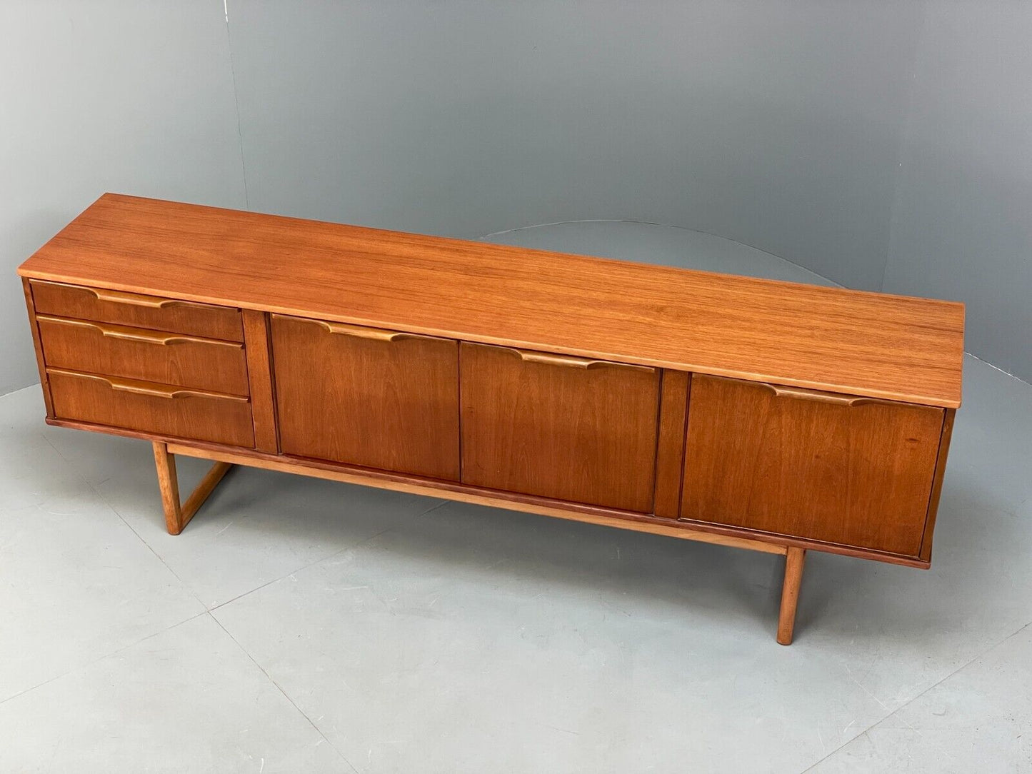 Vintage Teak Sideboard By Stonehill Furniture Retro Design Drawers EB9418 MWOO - UKDK FURNITURE