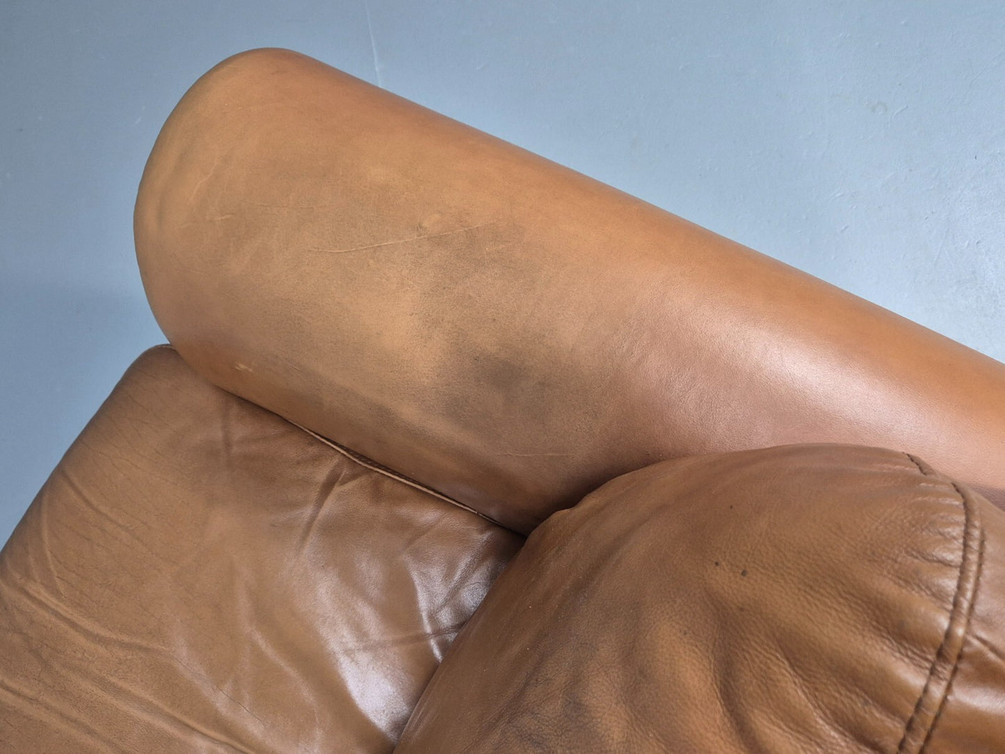 Vintage Leather Club Chair 1980s Danish Retro EB9642 VLEA - UKDK FURNITURE