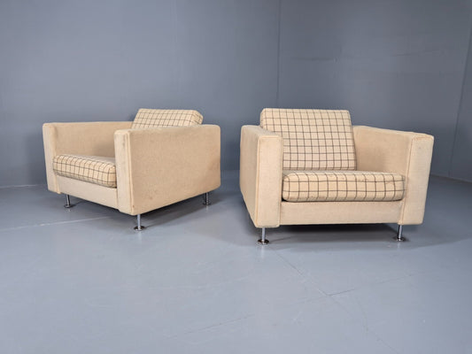 2 Vintage Hans Wegner Lounge Chairs Model 300/1 Getama Denmark MCM EB9338 MNOR - UKDK FURNITURE