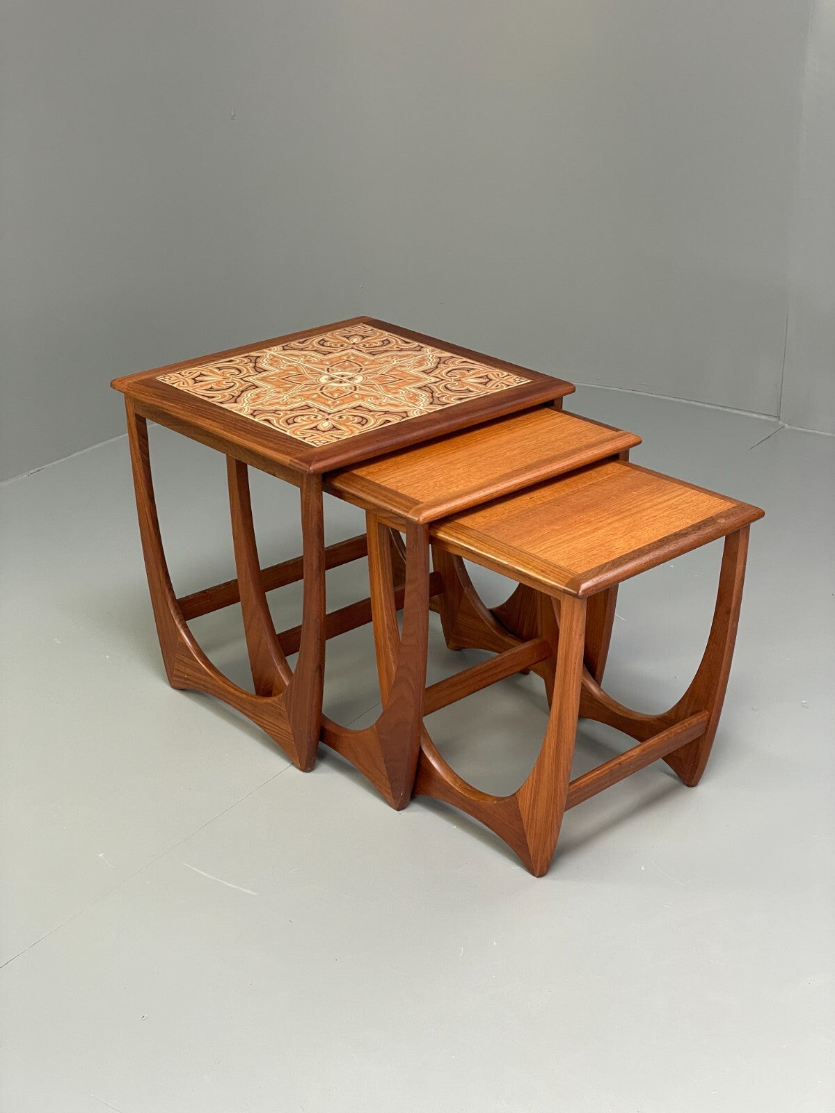 Vintage G Plan Astro Teak Nest of Tables 1970s Retro EB9522 MWOO - UKDK FURNITURE