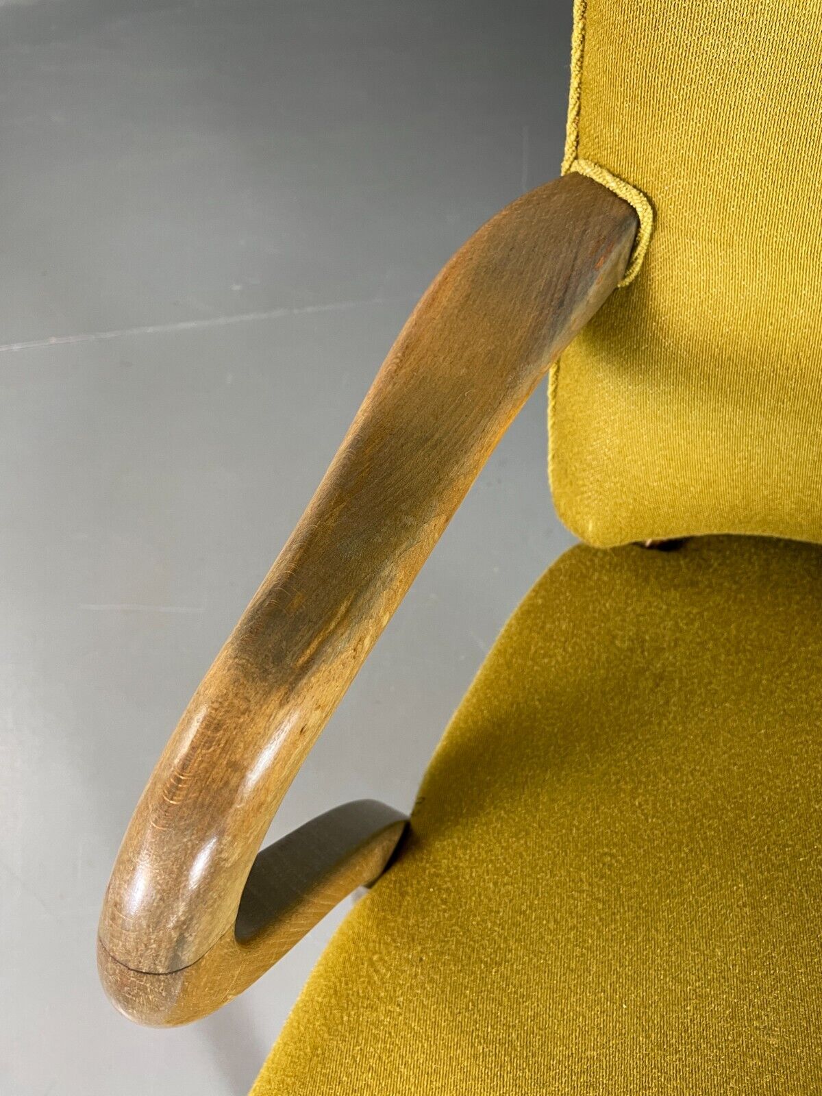 Vintage Danish Elbow Chair Green Beech Frame Retro MCM EB6756 MNOR - UKDK FURNITURE