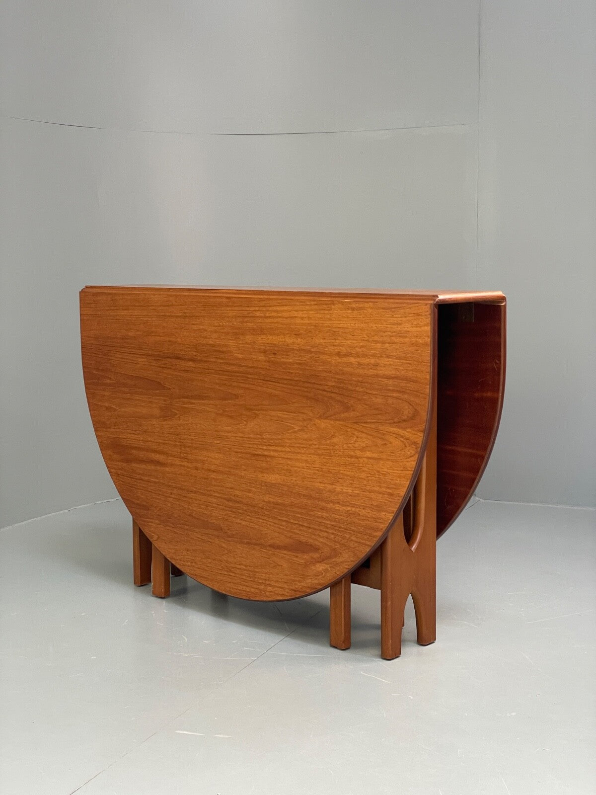 Vintage Teak Drop Leaf Dining Table By Jentique EB9766 MWOO - UKDK FURNITURE