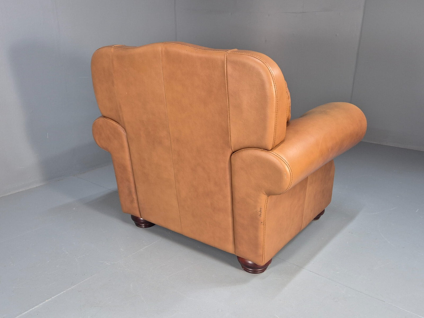 Vintage Leather Club Chair 1980s Danish Retro EB9642 VLEA - UKDK FURNITURE
